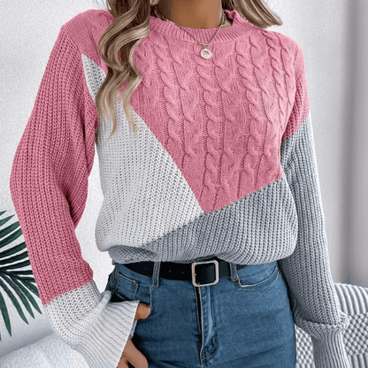 Esme | Color-Block Knit Sweater