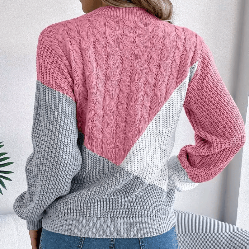 Esme | Color-Block Knit Sweater