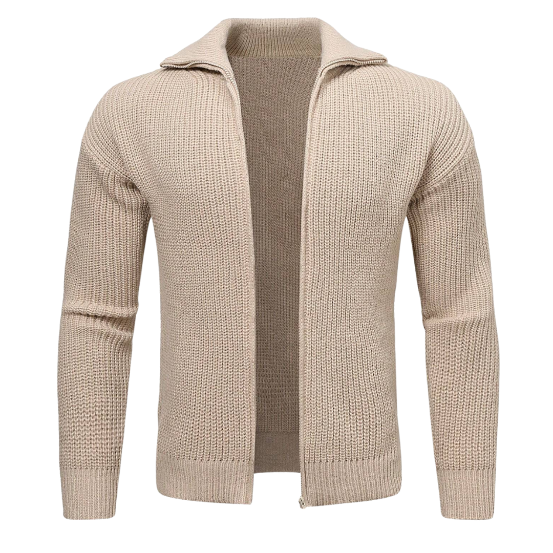 Arthur | Luxe Zip-Up Cardigan