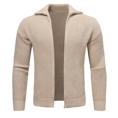 Arthur | Luxe Zip-Up Cardigan