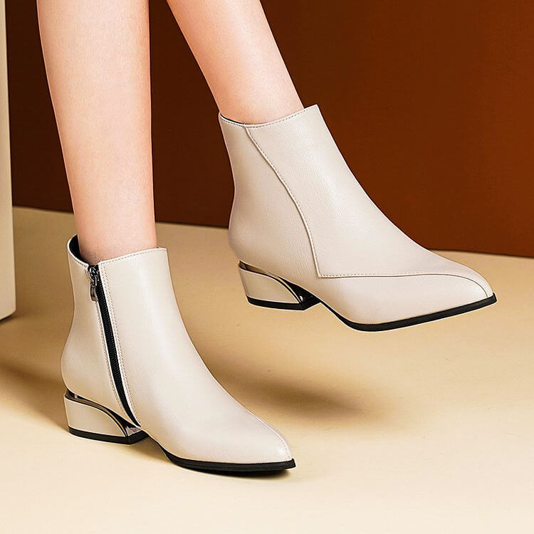 Esme | Chic Leather Ankle Boots