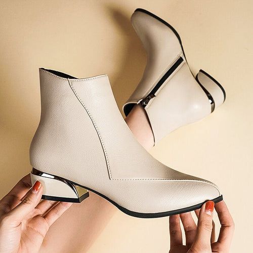 Esme | Chic Leather Ankle Boots