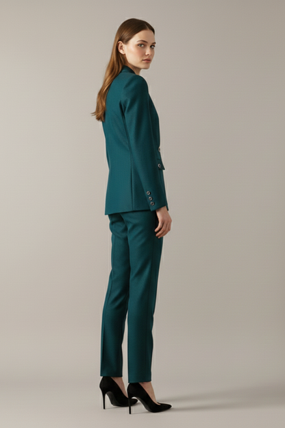 Isla | Tailored Blazer Set with One Button and Straight Trousers