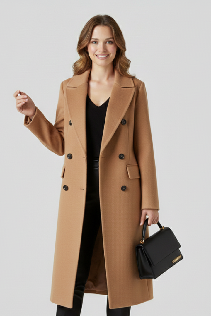 Elena | Chic Lapel Collar Coat