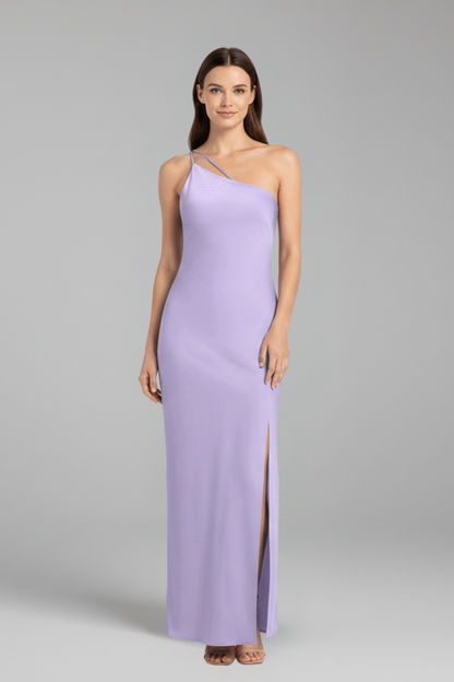 Isla | One-Shoulder Maxi Dress with Side Slit