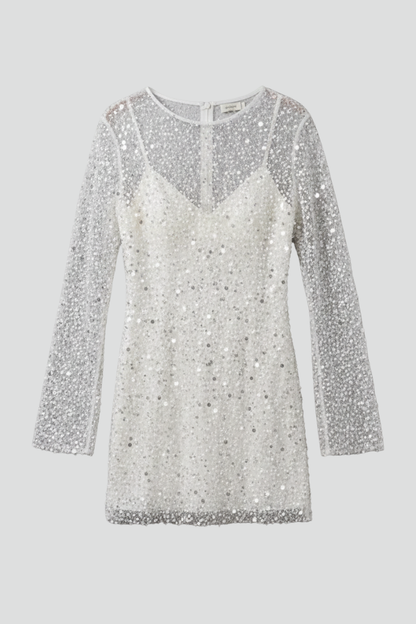Lila | Mesh Overlay Mini Dress