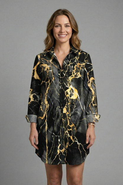 Lila | Hooded Short Sleeve Beach Dress