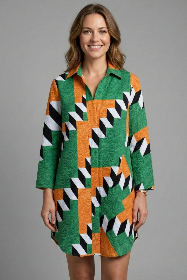 Lila | Hooded Short Sleeve Beach Dress
