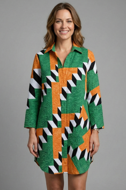Lila | Hooded Short Sleeve Beach Dress