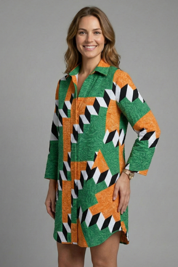 Lila | Hooded Short Sleeve Beach Dress