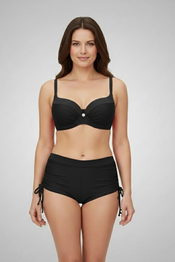 Lila | Underwire Bikini Set with Tie Shorts