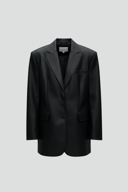 Livia | Notched Lapel Blazer with Front Fastening