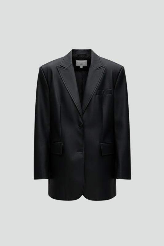 Livia | Notched Lapel Blazer with Front Fastening