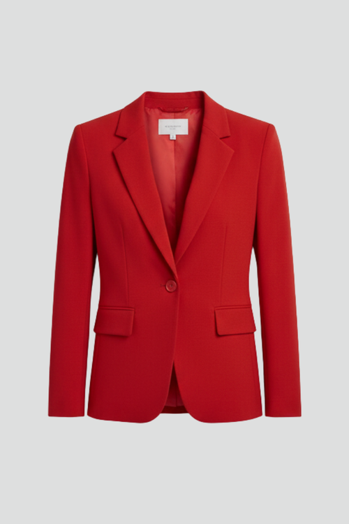 Lila | Notched Lapel Blazer with Single Button