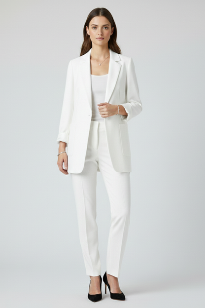 Lila | Open Front Blazer with Structured Lapel