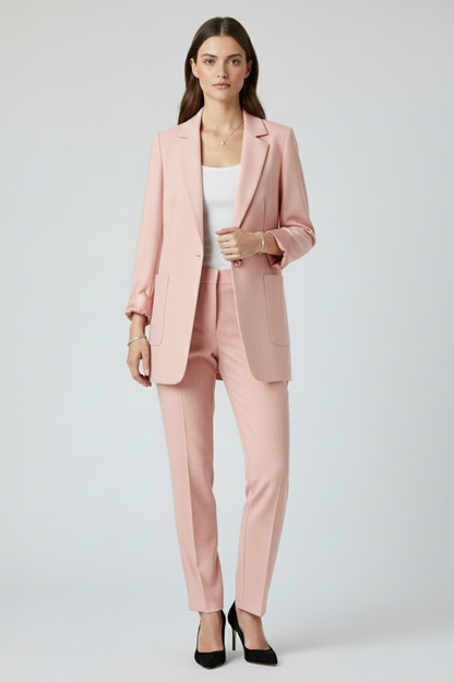 Lila | Open Front Blazer with Structured Lapel