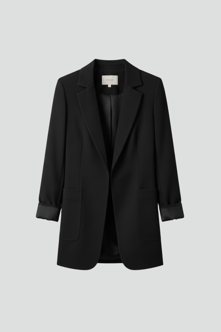 Lila | Open Front Blazer with Structured Lapel