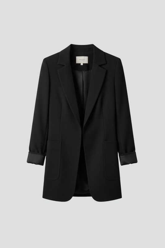 Lila | Open Front Blazer with Structured Lapel