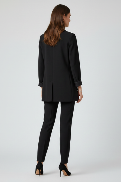 Lila | Open Front Blazer with Structured Lapel