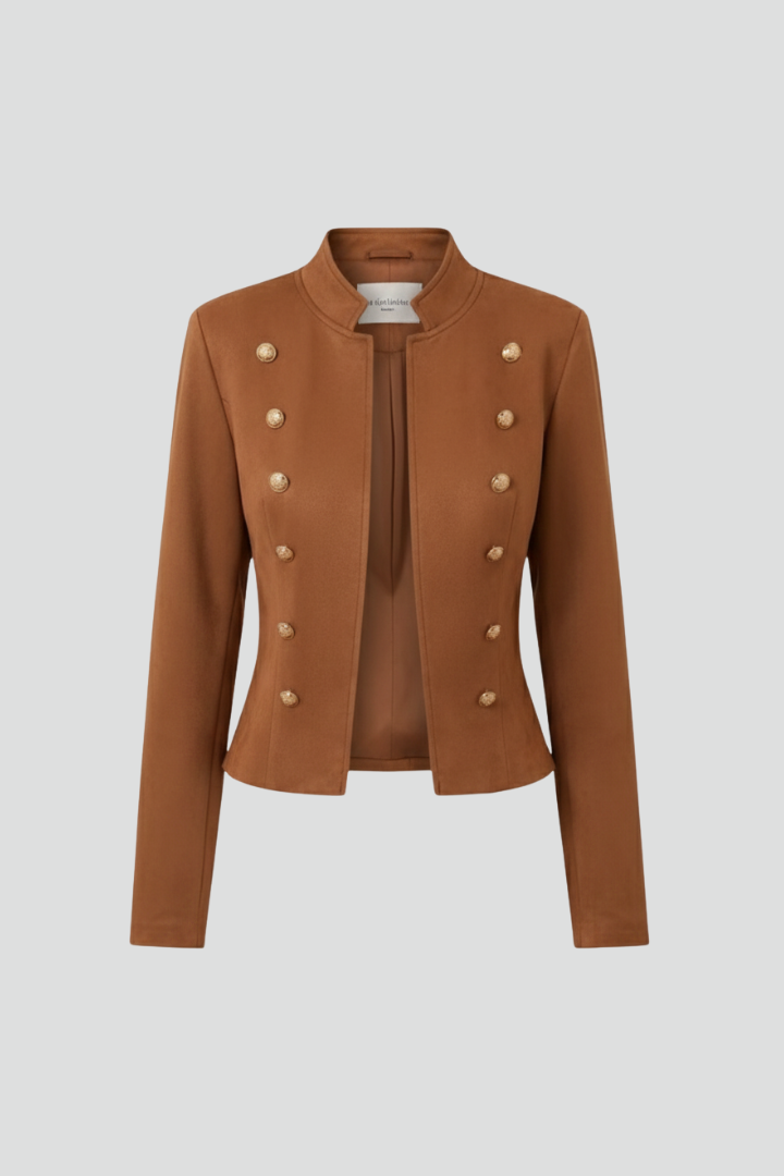 Lena | Tailored Stand Collar Blazer