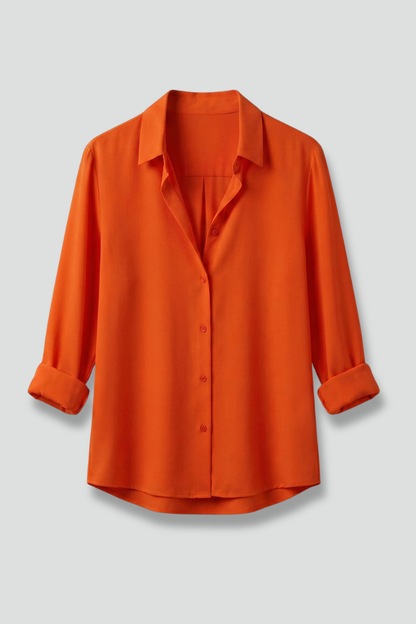 Lena | Chic Collared Button Blouse