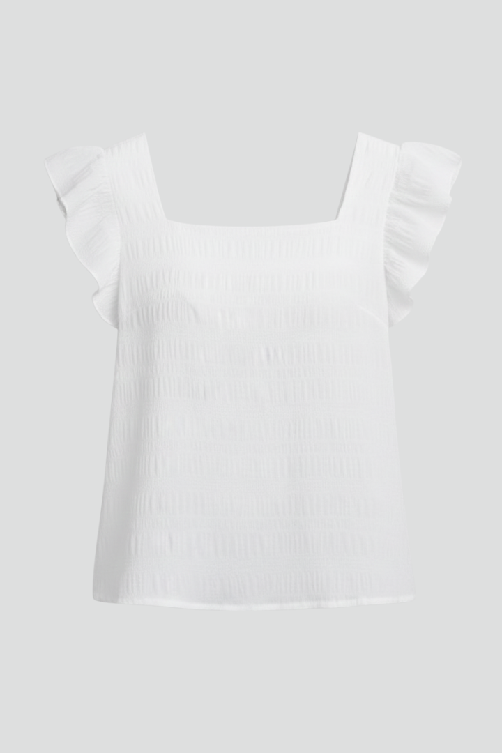 Lila | Square Neck Woven Blouse