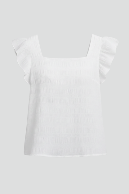 Lila | Square Neck Woven Blouse