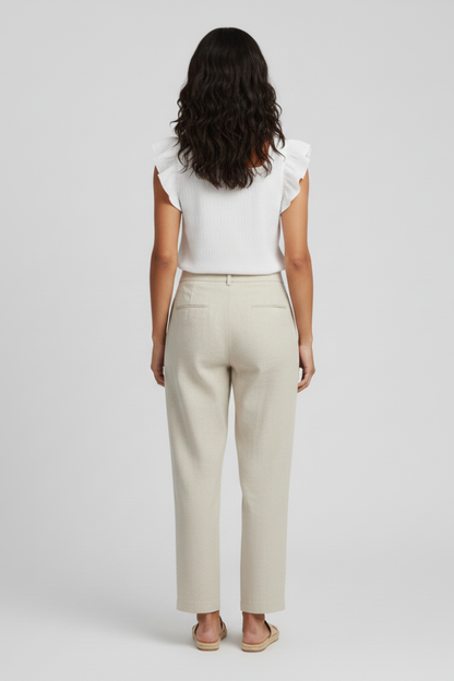 Lila | Square Neck Woven Blouse