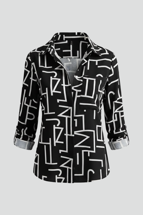 Lila | V-Neck Long Sleeve Blouse
