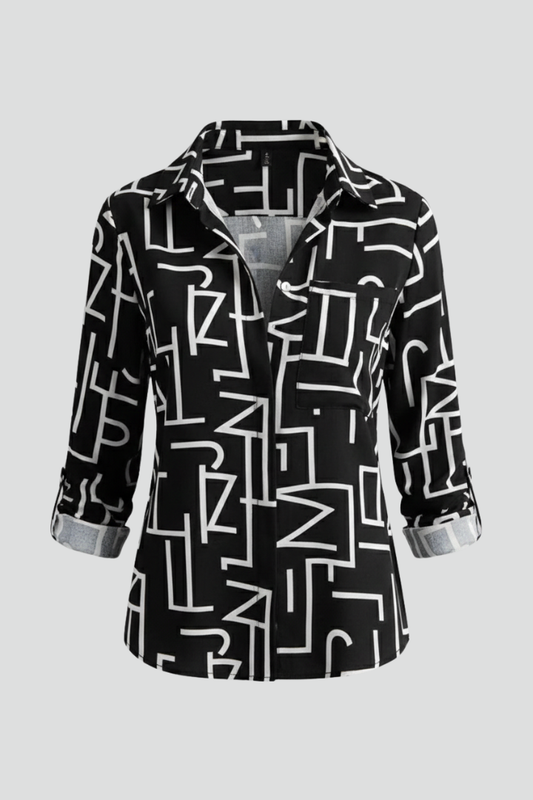 Lila | V-Neck Long Sleeve Blouse