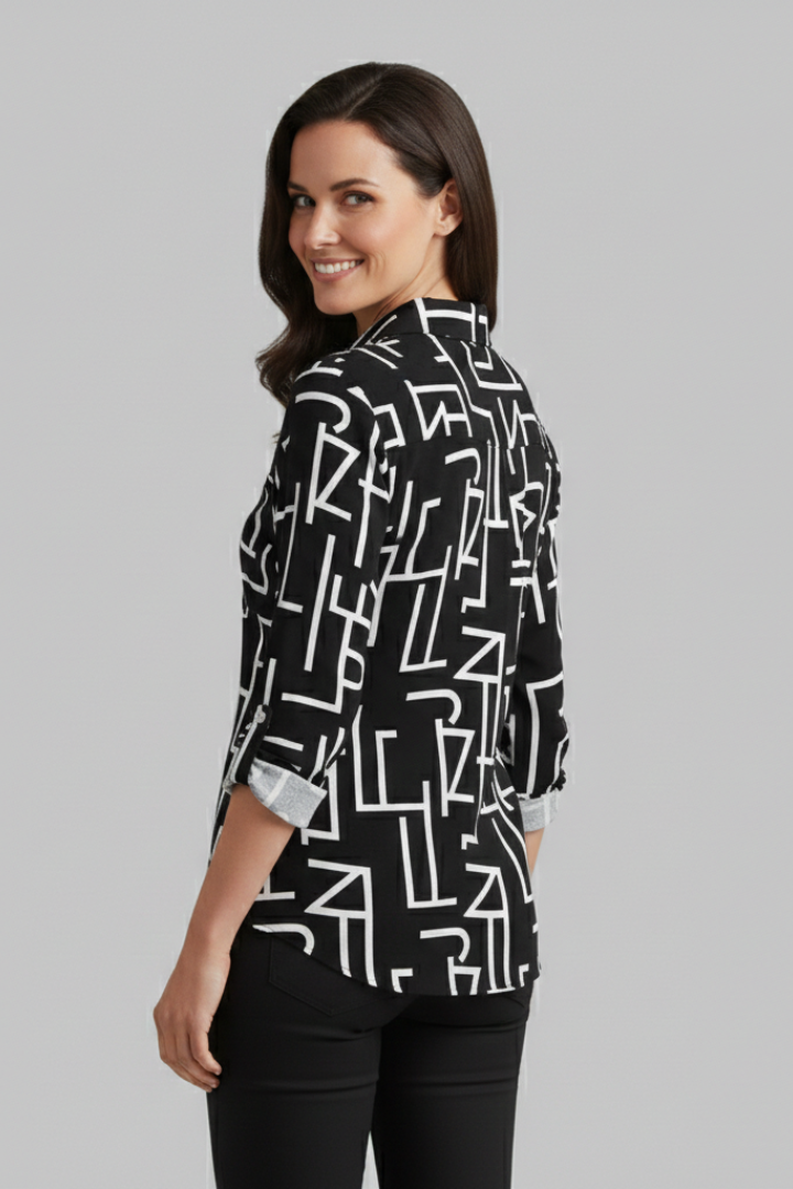 Lila | V-Neck Long Sleeve Blouse