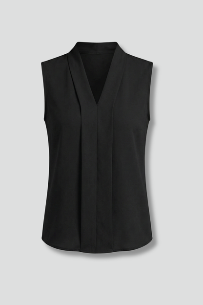 Lena | V-Neck Sleeveless Blouse