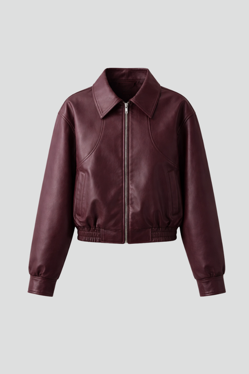 Lena | Chic Bomber Jacket with Zip Closure