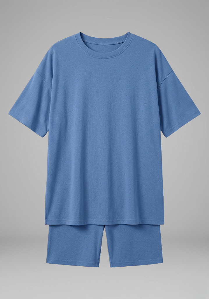 Lena | Chic Oversized Top and Biker Shorts Set