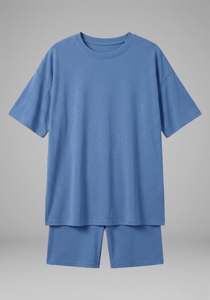 Lena | Chic Oversized Top and Biker Shorts Set