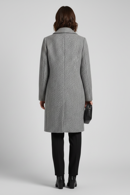 Isla | Textured Blazer Collar Coat