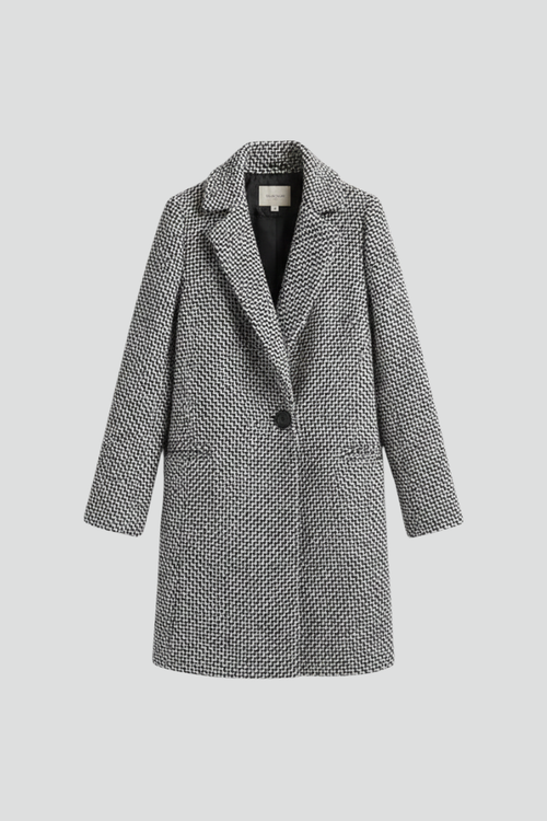 Isla | Textured Blazer Collar Coat