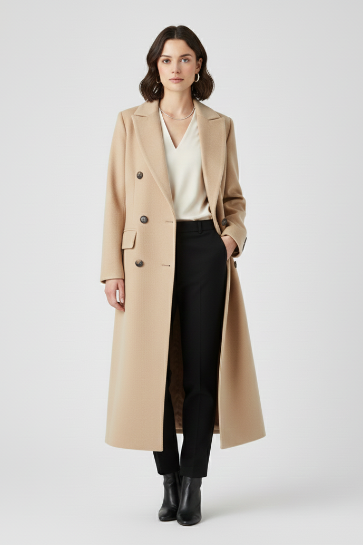 Lila | Chic Lapel Collar Coat