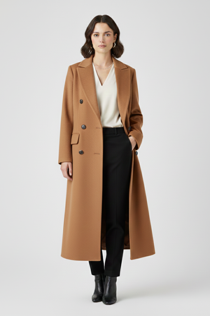 Lila | Chic Lapel Collar Coat
