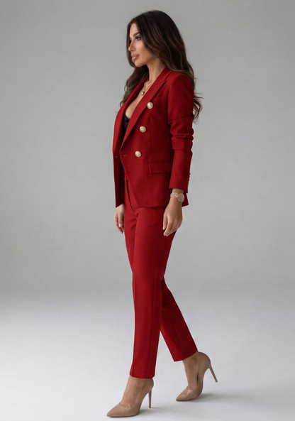 Vivienne | Double-Breasted Blazer Set with Buttons