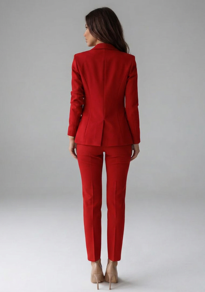 Vivienne | Double-Breasted Blazer Set with Buttons