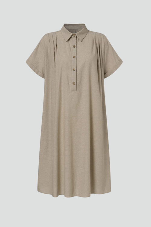 Lila | Elegant Button Placket Dress