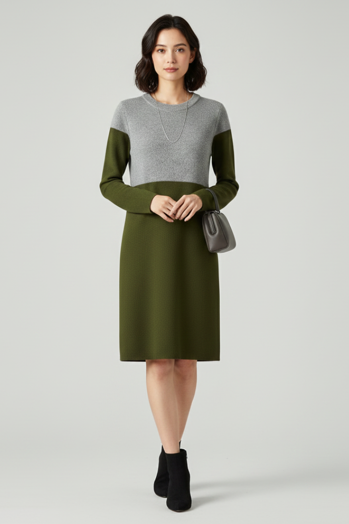 Isla | Structured Long Sleeve Dress
