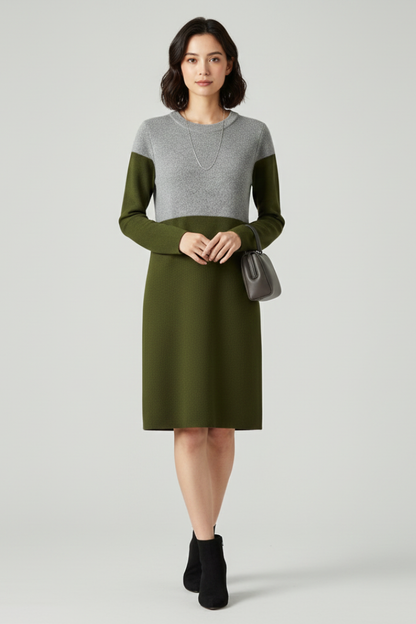 Isla | Structured Long Sleeve Dress