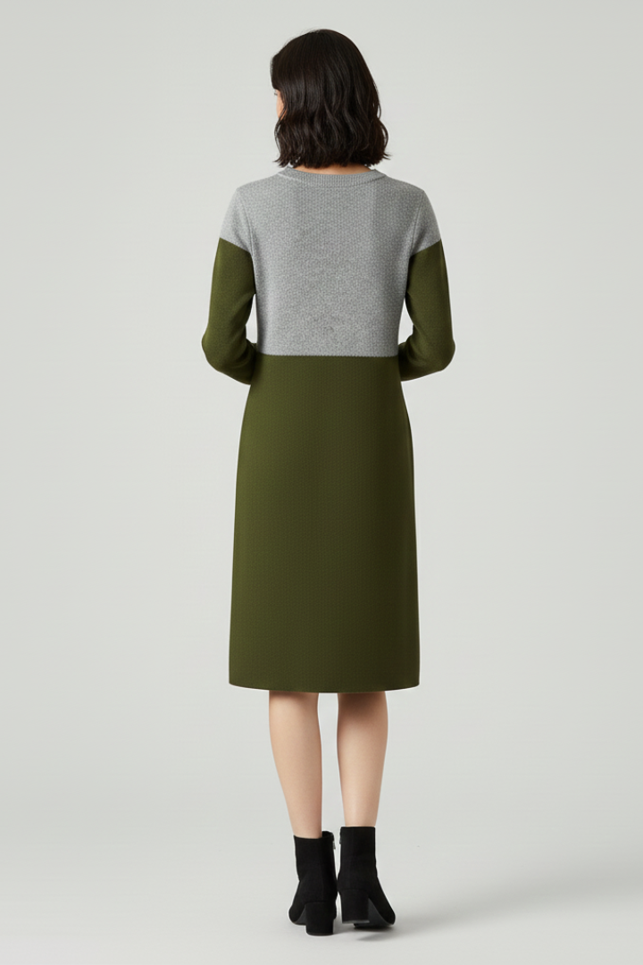Isla | Structured Long Sleeve Dress