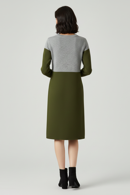 Isla | Structured Long Sleeve Dress
