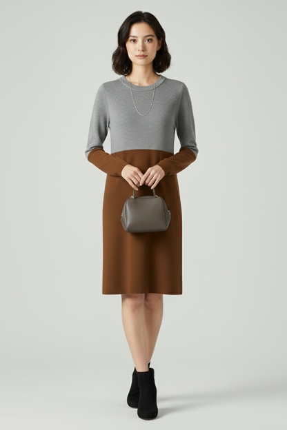 Isla | Structured Long Sleeve Dress