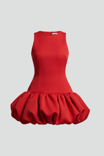 Lila | Sleeveless Ruffled Skirt Dress