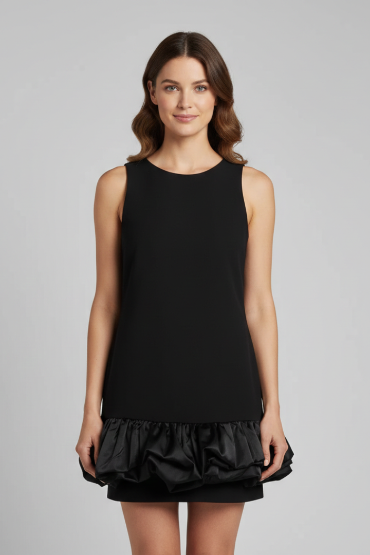 Lila | Sleeveless Ruffled Skirt Dress