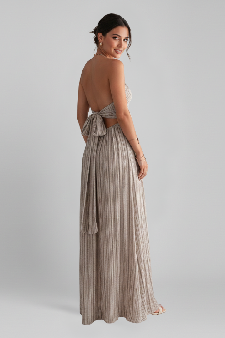Luna | Pleated Spaghetti Strap Dress